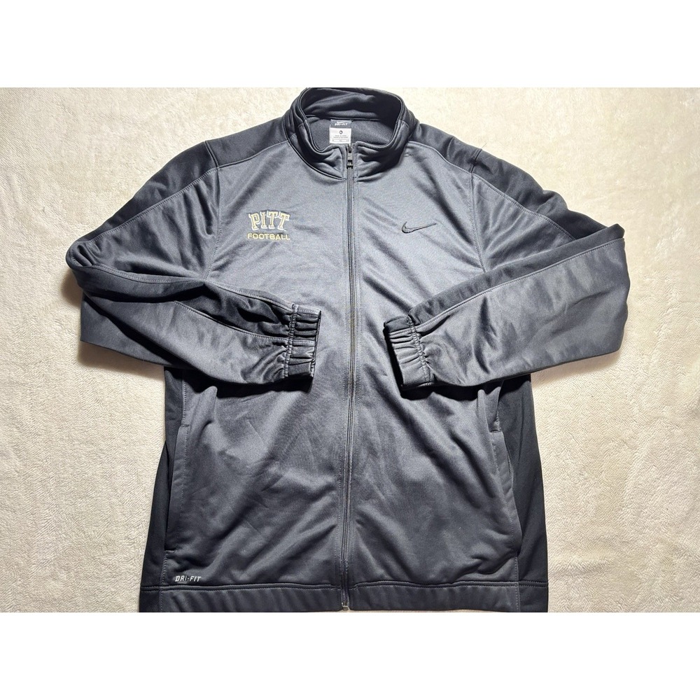 Pitt Football Nike Dri-Fit Full Zip Jacket Size XL